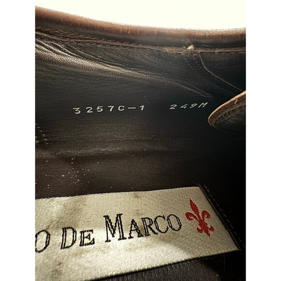 Paolo De Marco Crocodile Dark Brown Dress Shoes Single Strap Men’s Size 16 M main image 8